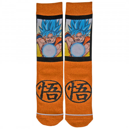 Dragon Ball Z Goku Kamehameha Crew Socks